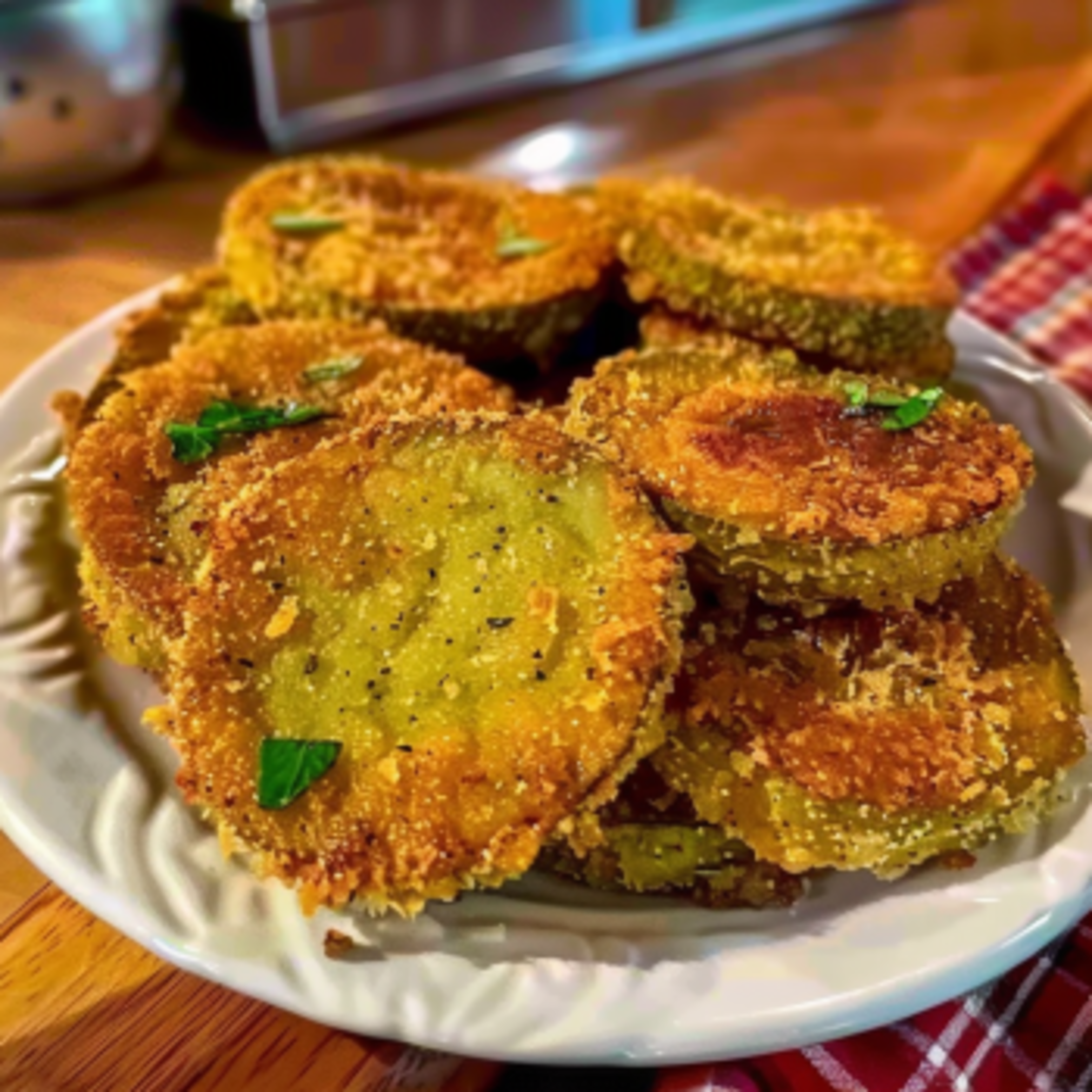 Crispy, Savory Southern Fried Green Tomatoes