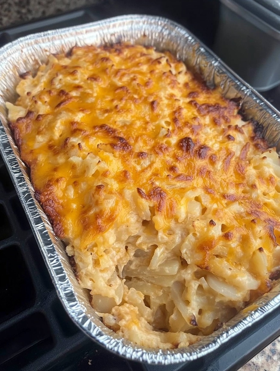 Smoked Cheesy Potatoes