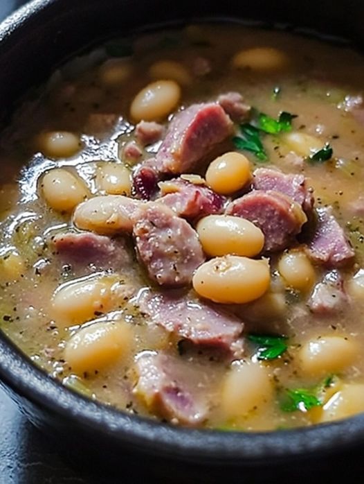 White Bean and Ham Hock Soup Recipe