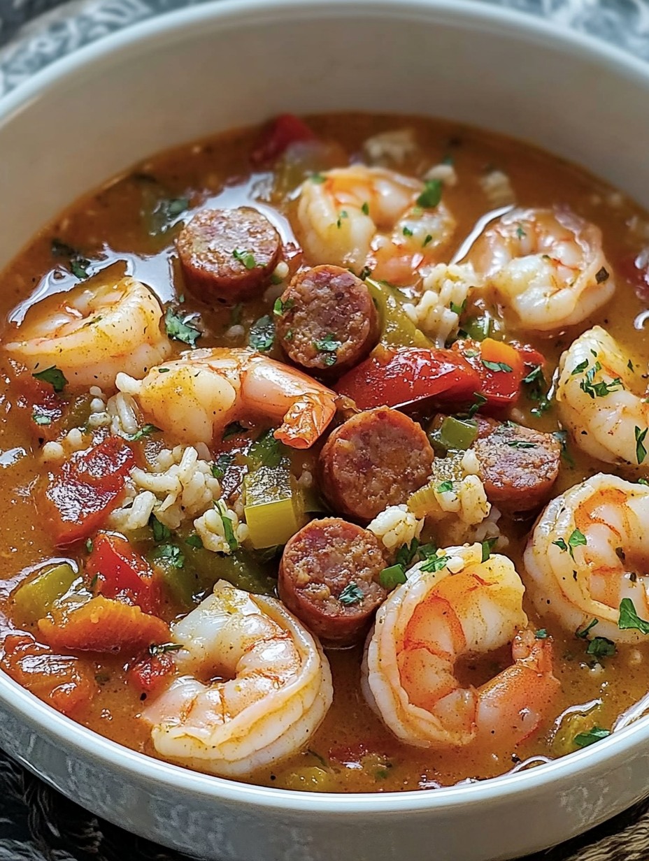 Homemade Creole-Style Shrimp and Sausage Gumbo Recipe