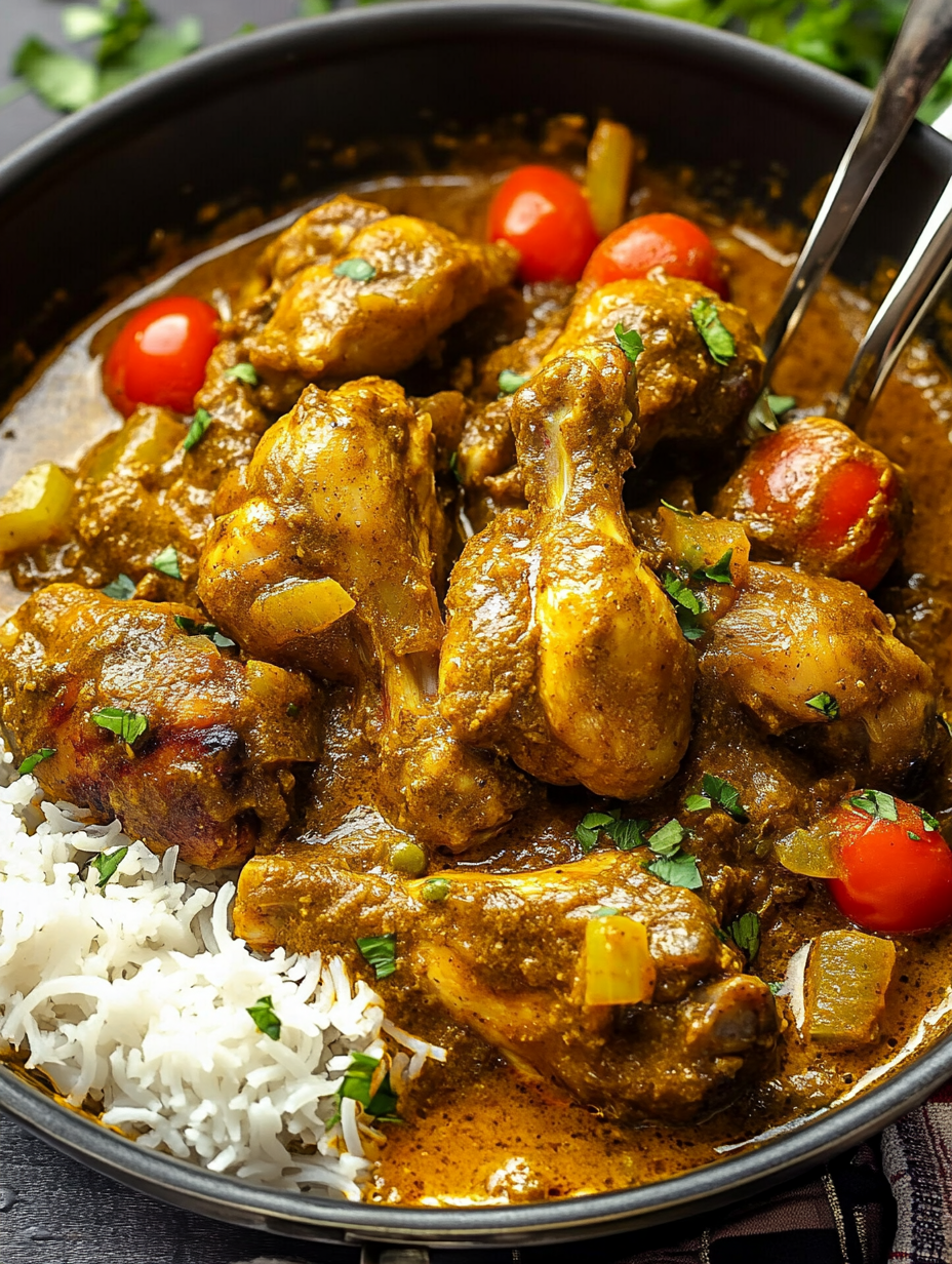 Authentic Jamaican Curry Chicken