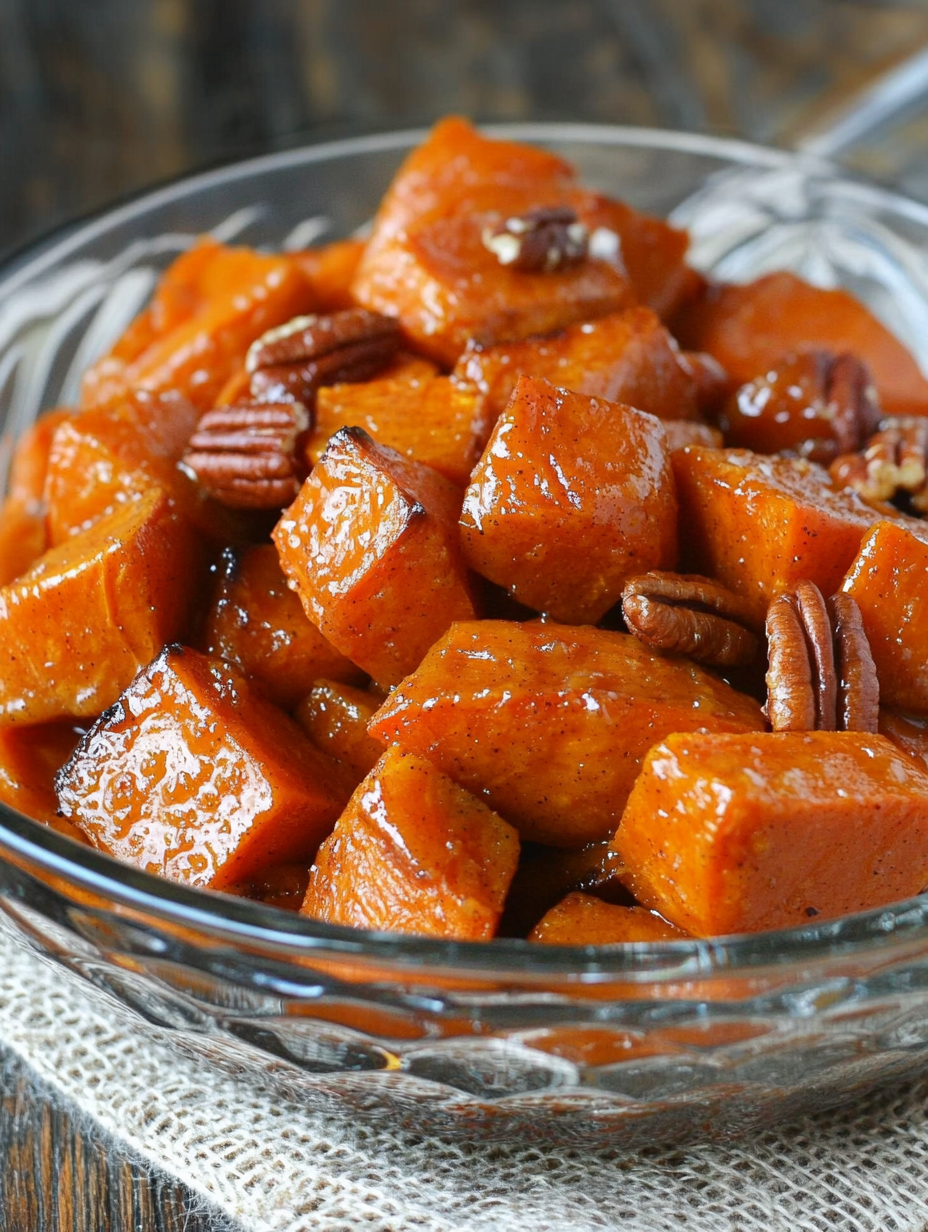 Candied Roasted Sweet Potatoes