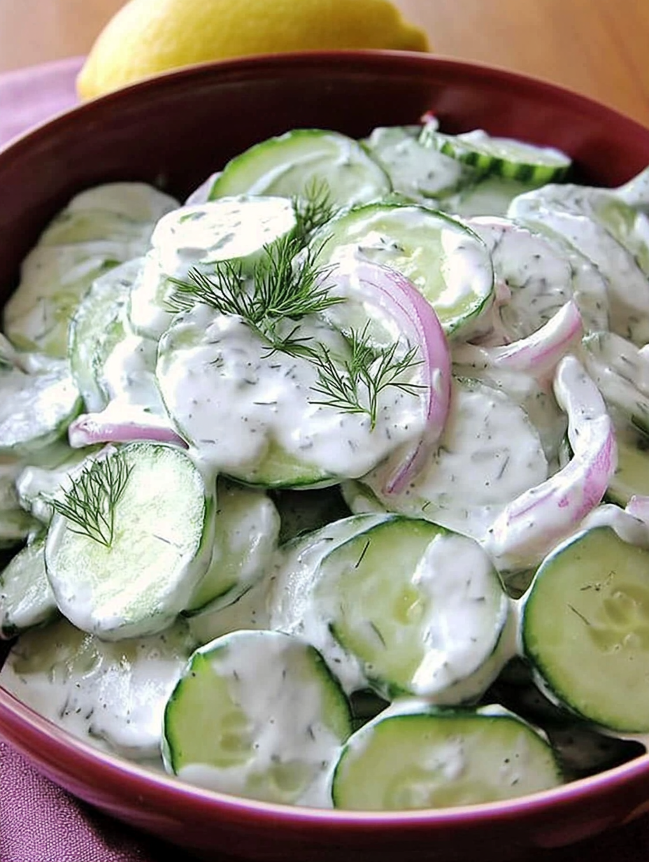 Creamy Cucumber Salad