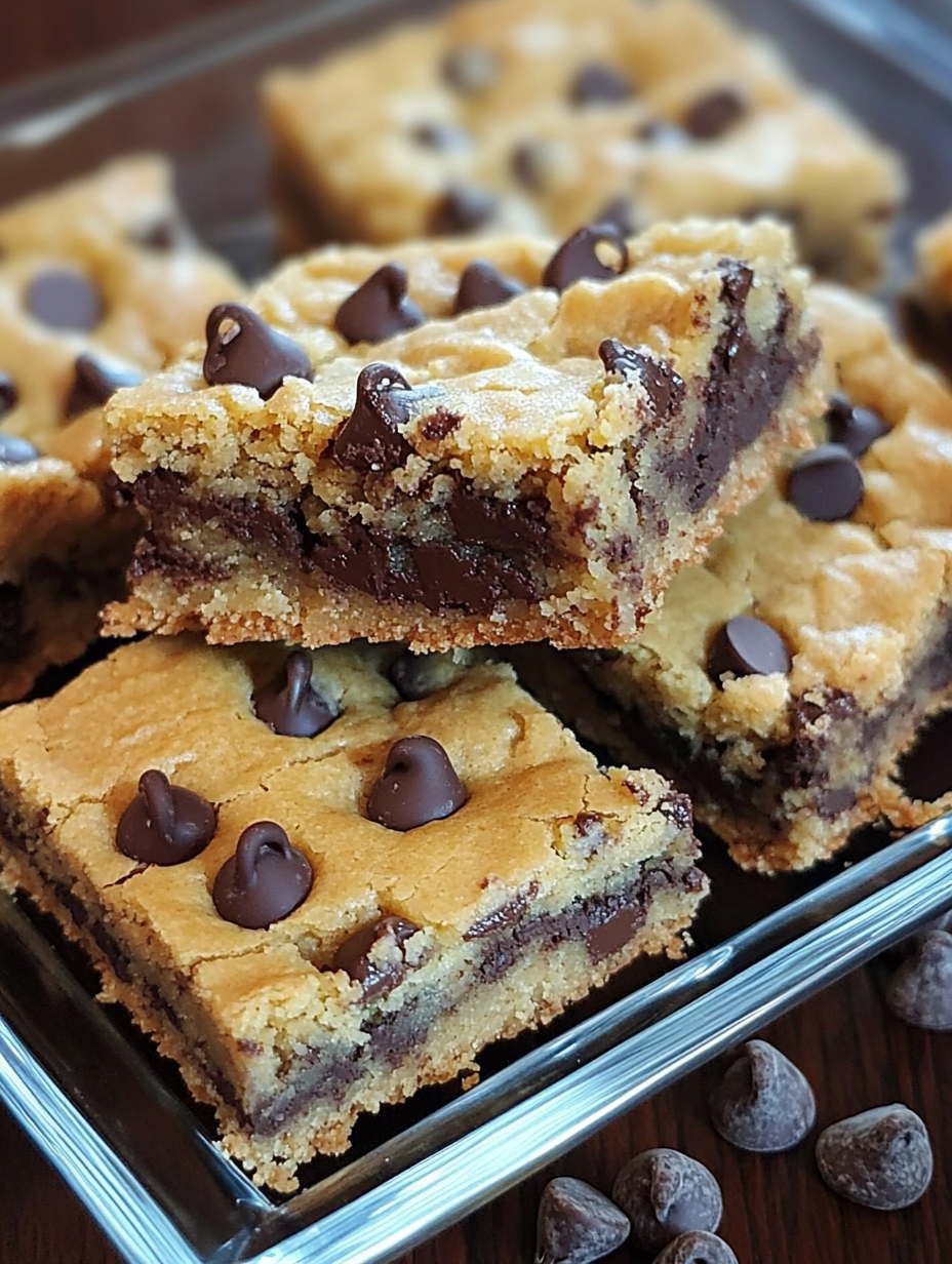 Lazy Chocolate Chip Cookie Bars