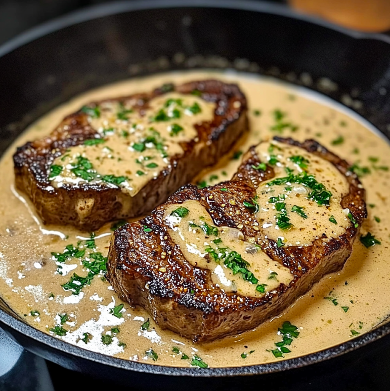 Steak with Garlic Cream Sauce: A Luxurious Dinner in Just 30 Minutes