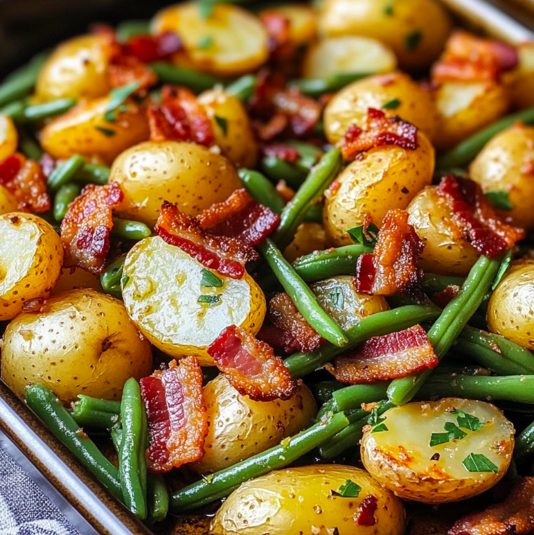 Country Ranch Green Beans and Potatoes with Bacon: A Comforting Side Dish Everyone Will Love