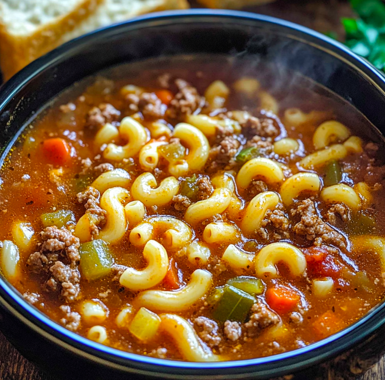 Beef and Macaroni Soup: A Warm Hug in a Bowl