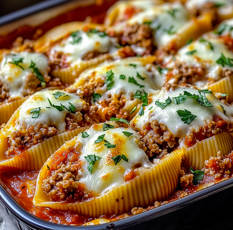 Beef-Stuffed Shells: The Ultimate Cheesy Pasta Bake for Comfort Food Lovers