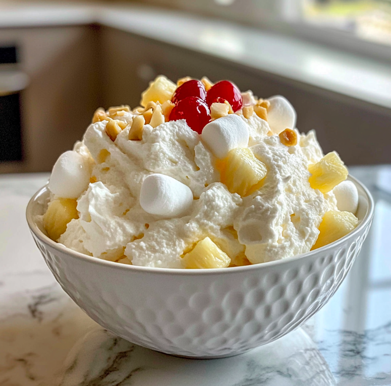 Hawaiian Pineapple Coconut Fluff: A Tropical Dessert You’ll Love