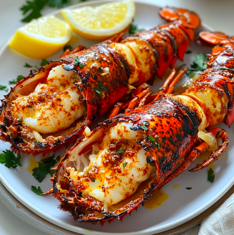 Grilled Lobster Tails with Smoked Paprika Butter: A Simple Yet Indulgent Feast