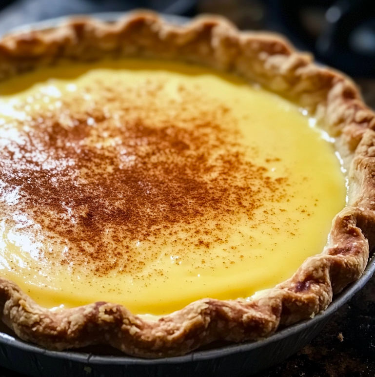 Old School Egg Custard Pie: A Classic Comfort Dessert