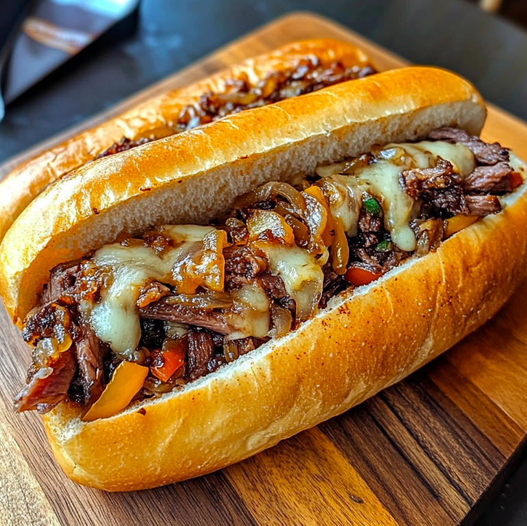 Brisket Cheesesteaks with Caramelized Onions – A Bold Twist on a Classic Favorite