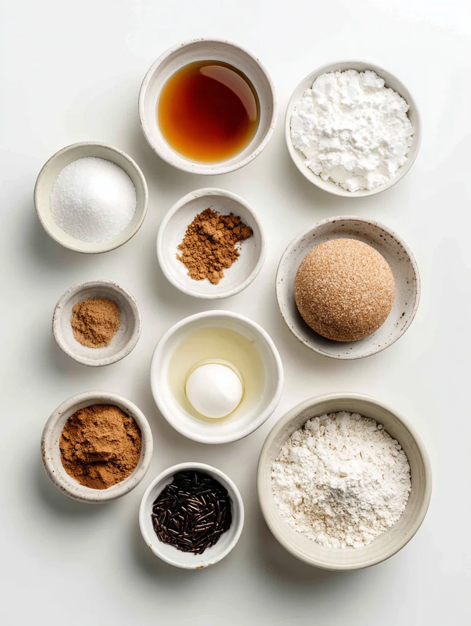 Ingredients for Welcome to the wonderful world of Cinnamon Sugar Donut Muffi