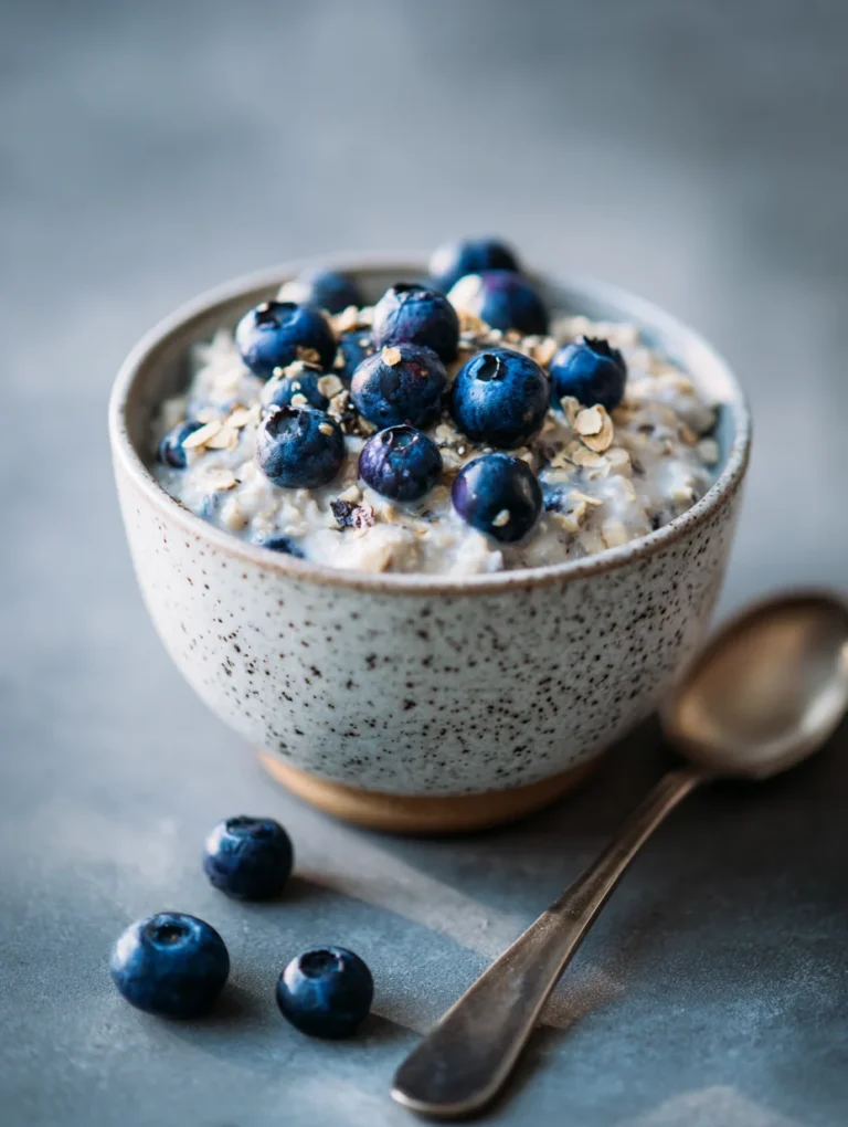 This morning magic: creamy blueberry oats is a simple breakfast recipe made with everyday ingredients. Perfect for busy days and family meals.