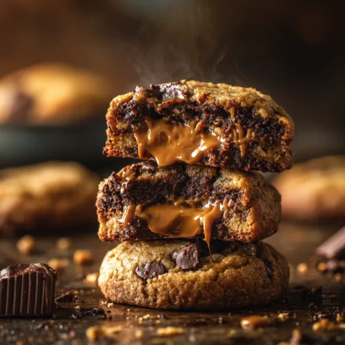 There’s something undeniably captivating about cookies—especially those that promise a gooey, molten center. With their golden, crisp edges and warm, soft interiors, cookies can evoke nostalgia, comfort, and joy, transporting us back to moments spent in the kitchen with loved ones. Among the myriad cookie variations available, Peanut Butter Cup Lava Cookies stand out as a decadent twist on the classic cookie experience.