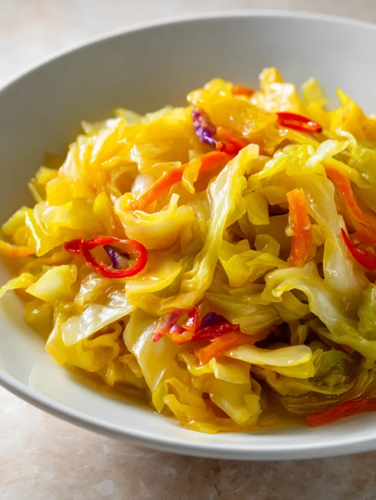 This jamaican cabbage recipe - easy caribbean style side dish is a simple dinner recipe made with everyday ingredients. Perfect for busy days and family meals.