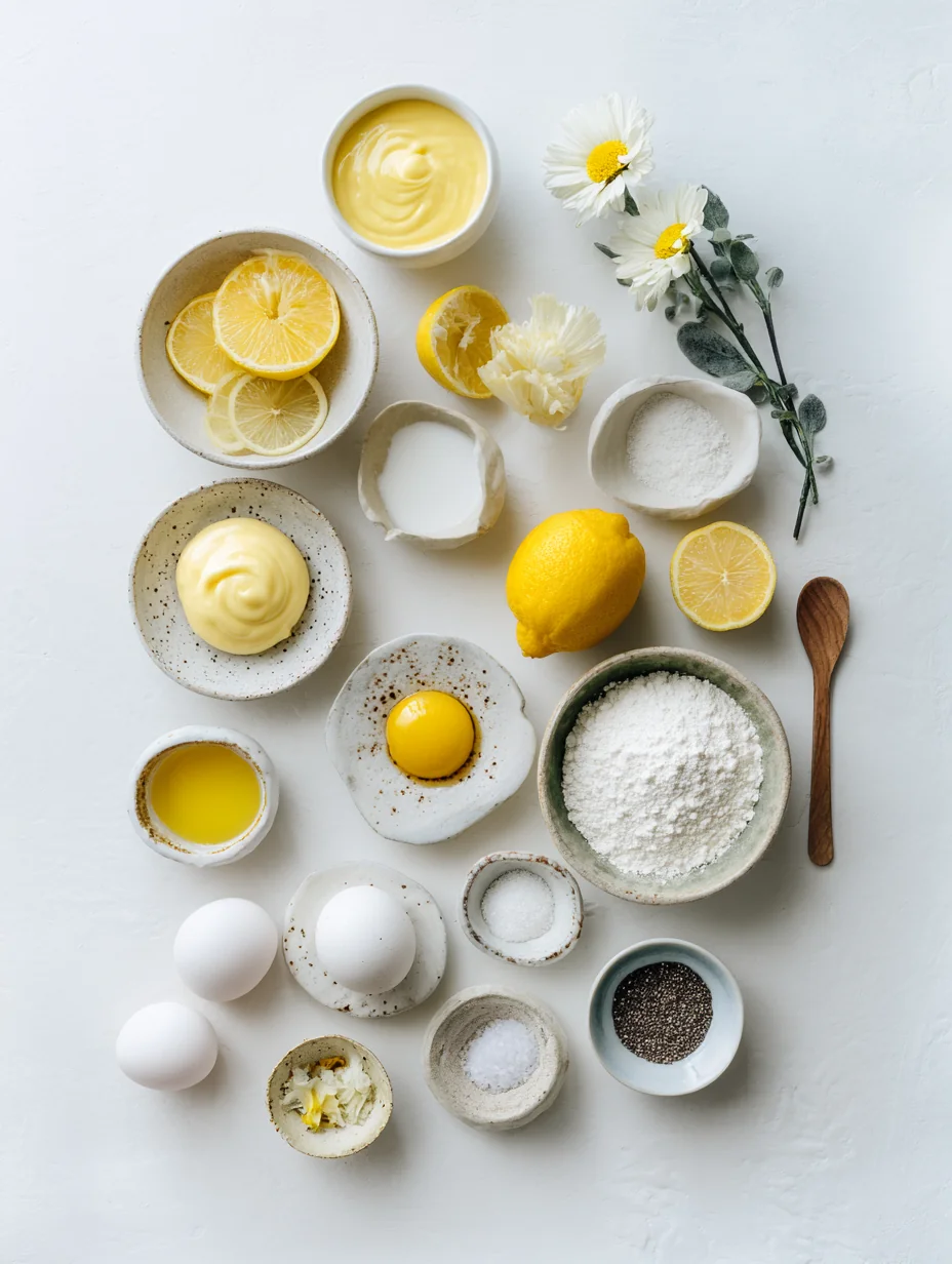 Ingredients for Welcome to the refreshing world of Zesty Lemon Curd Chia Pud