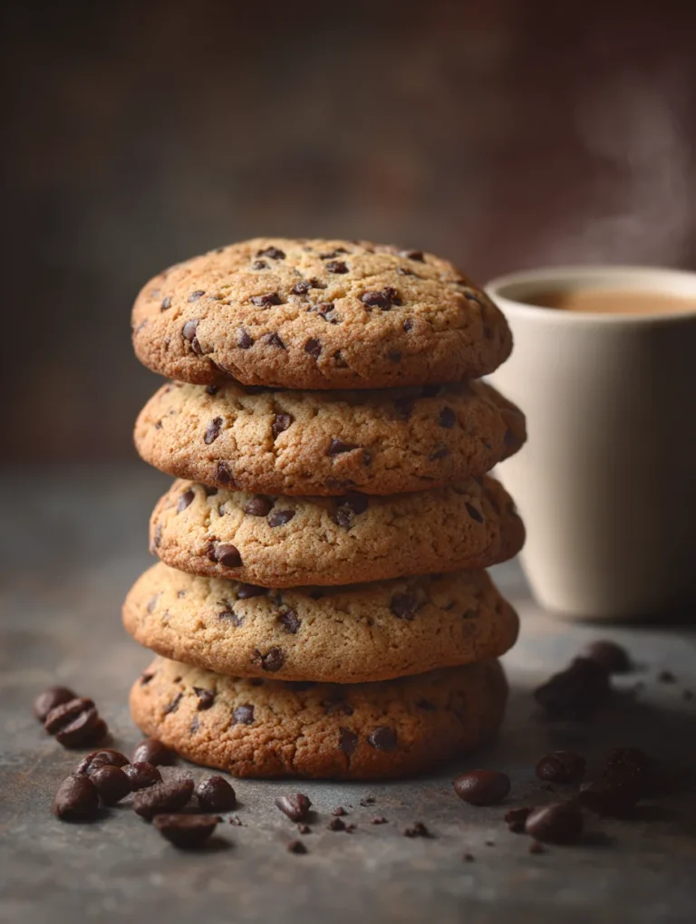 This chocolate chip coffee cookies is a simple dessert recipe made with everyday ingredients. Perfect for busy days and family meals.