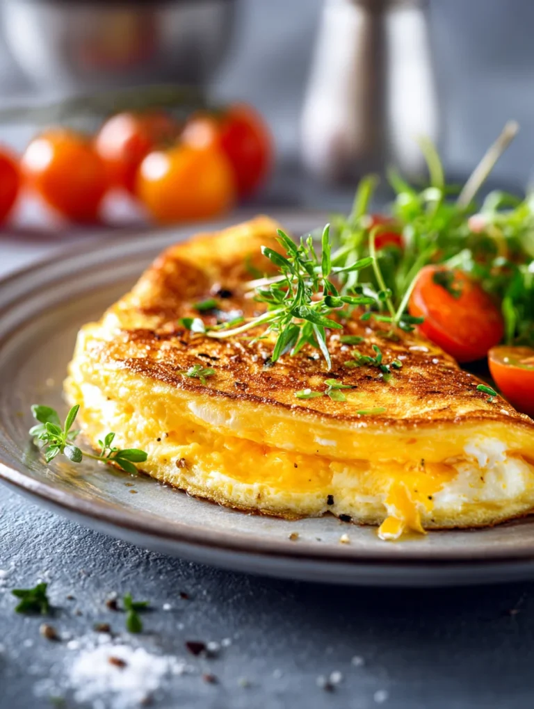 This cloud nine egg white omelette: a light and fluffy delight is a simple breakfast recipe made with everyday ingredients. Perfect for busy days and family meals.