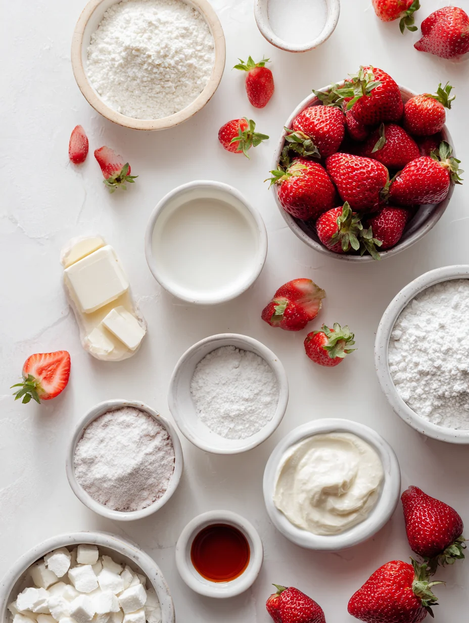 Ingredients for Welcome to the world of Strawberry Bread Delight, a delightf
