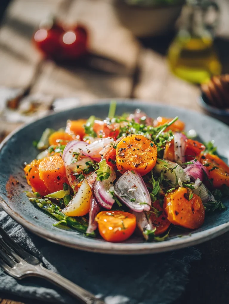 This honey spiced veggie salad - sweet & savory summer side dish is a simple lunch recipe made with everyday ingredients. Perfect for busy days and family meals.