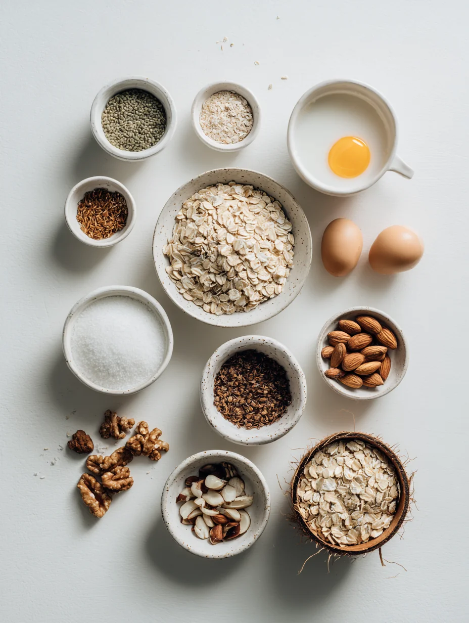 Ingredients for Coconut Cream Oats: Breakfast Bliss