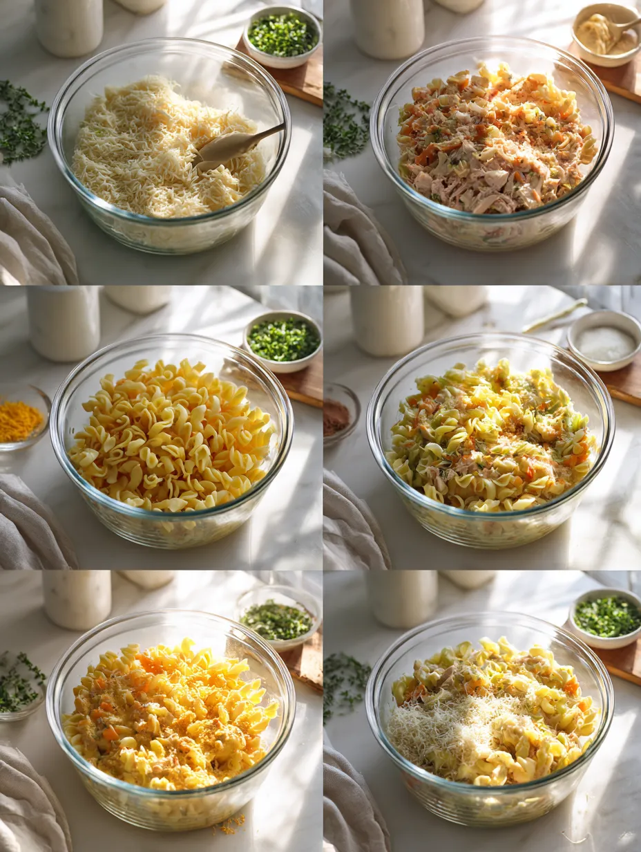 Step by step instructions for Tuna Noodle Casserole Delight: The Ultimate Comfort Dish