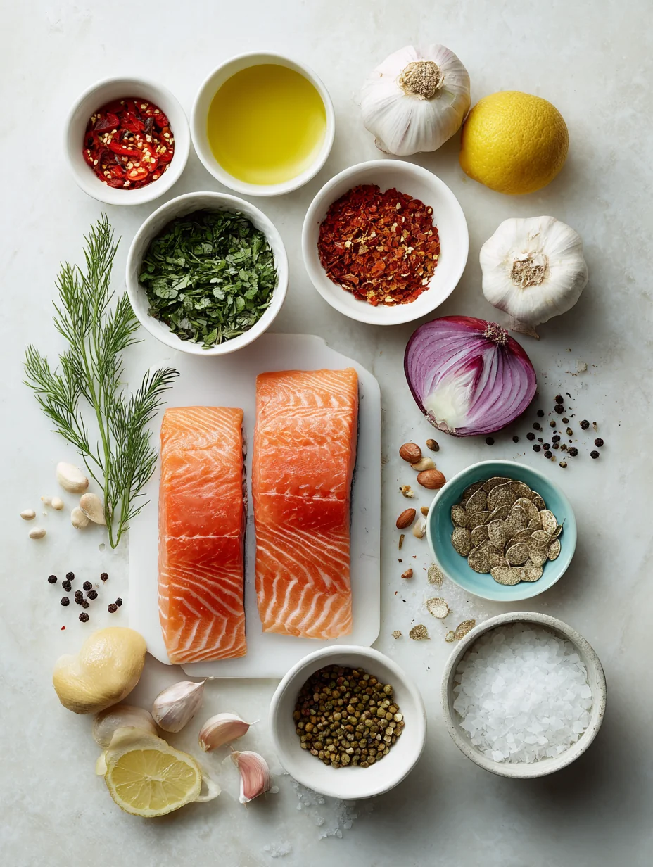 Ingredients for Firecracker Salmon is a vibrant, flavor-packed dish that bri