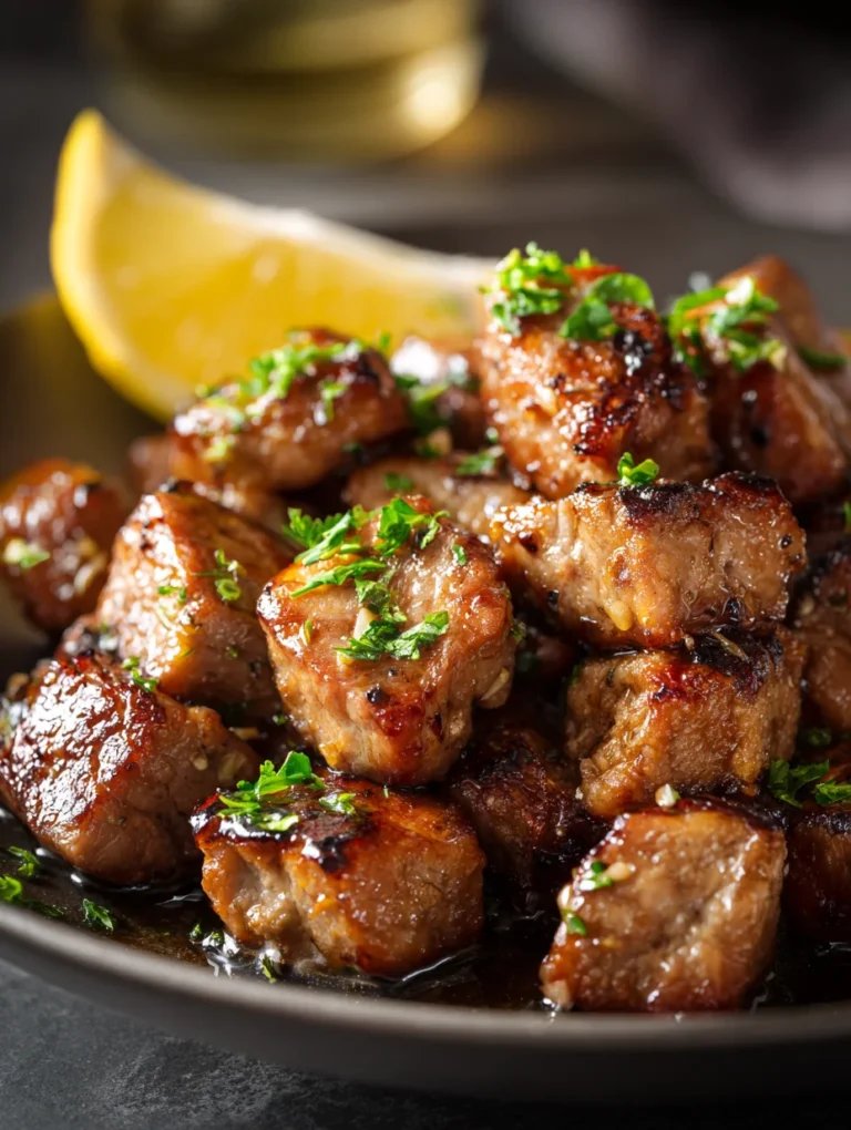 This sizzling garlic pork bites: a flavorful culinary adventure is a simple dinner recipe made with everyday ingredients. Perfect for busy days and family meals.