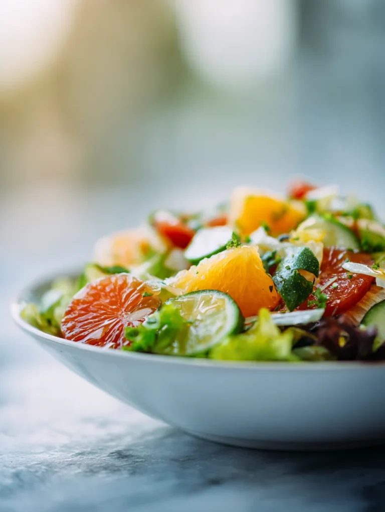 This citrus garden crunch salad with honey lemon dressing is a simple lunch recipe made with everyday ingredients. Perfect for busy days and family meals.