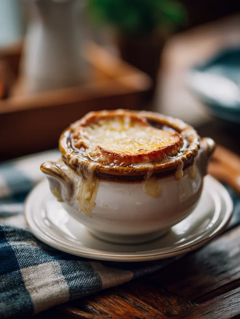 This french onion soup is a simple dinner recipe made with everyday ingredients. Perfect for busy days and family meals.