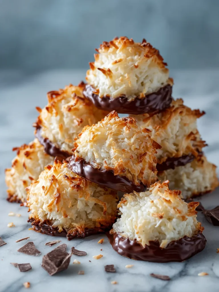 This chewy chocolate coconut macaroons a delightful dessert recipe is a simple dessert recipe made with everyday ingredients. Perfect for busy days and family meals.
