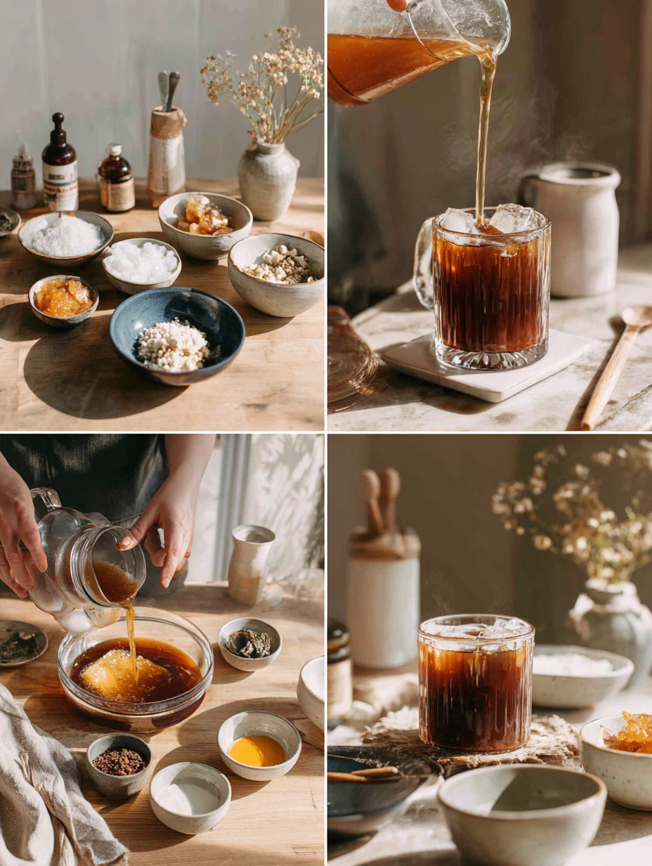 Step by step instructions for Iced Black Tea Recipe Strong Classic Drink