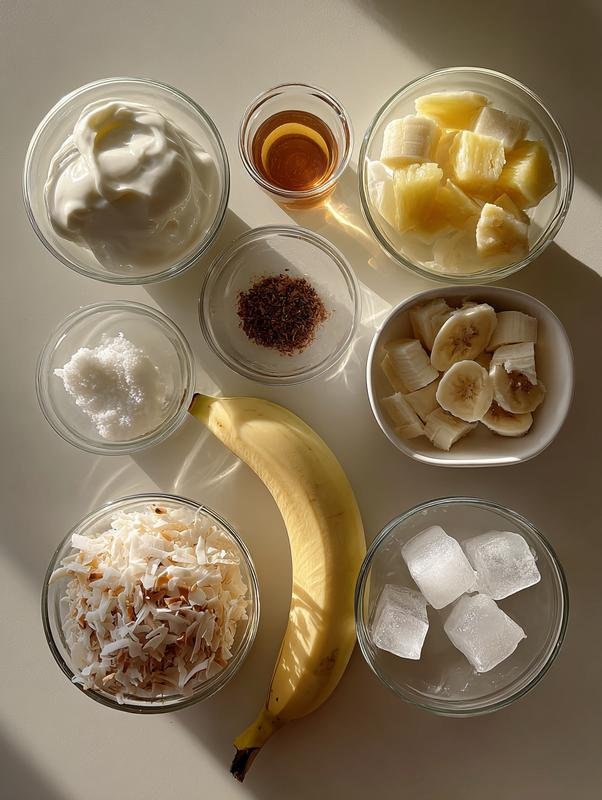 Ingredients for Coconut Smoothie Recipe Transport Your Taste Buds to a Tropi