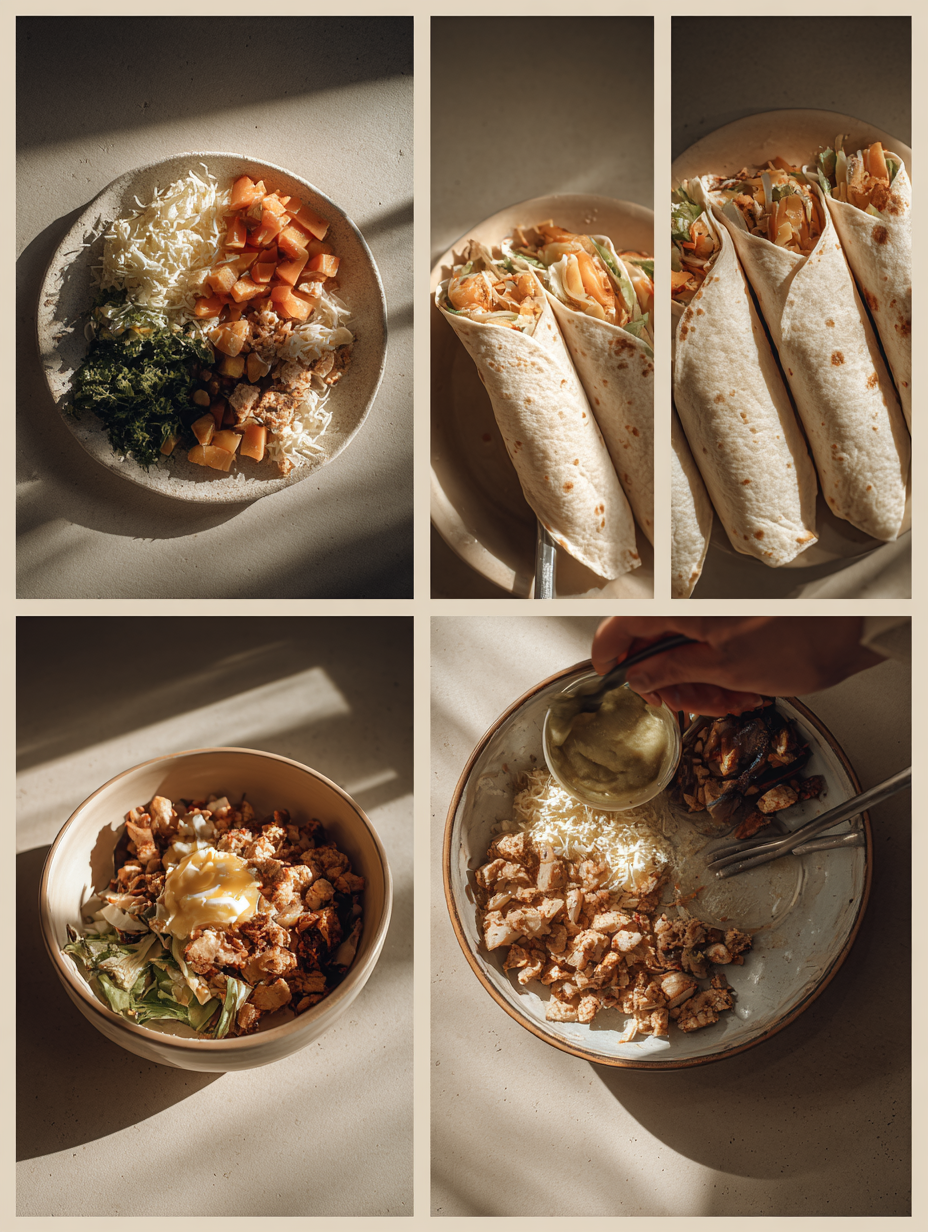 Steps for Protein-Packed Breakfast Burritos  Freezer Friendly Meal Pre