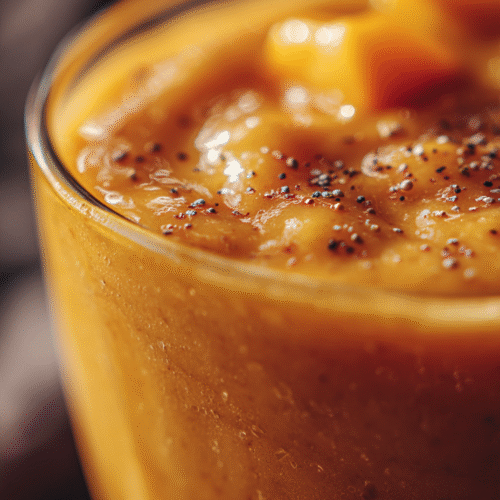 Creamy Summer Delight Peach Banana Smoothie Recipe