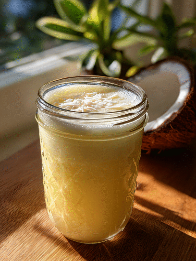 Pandan Coconut Drink Recipe Southeast Asian Drink