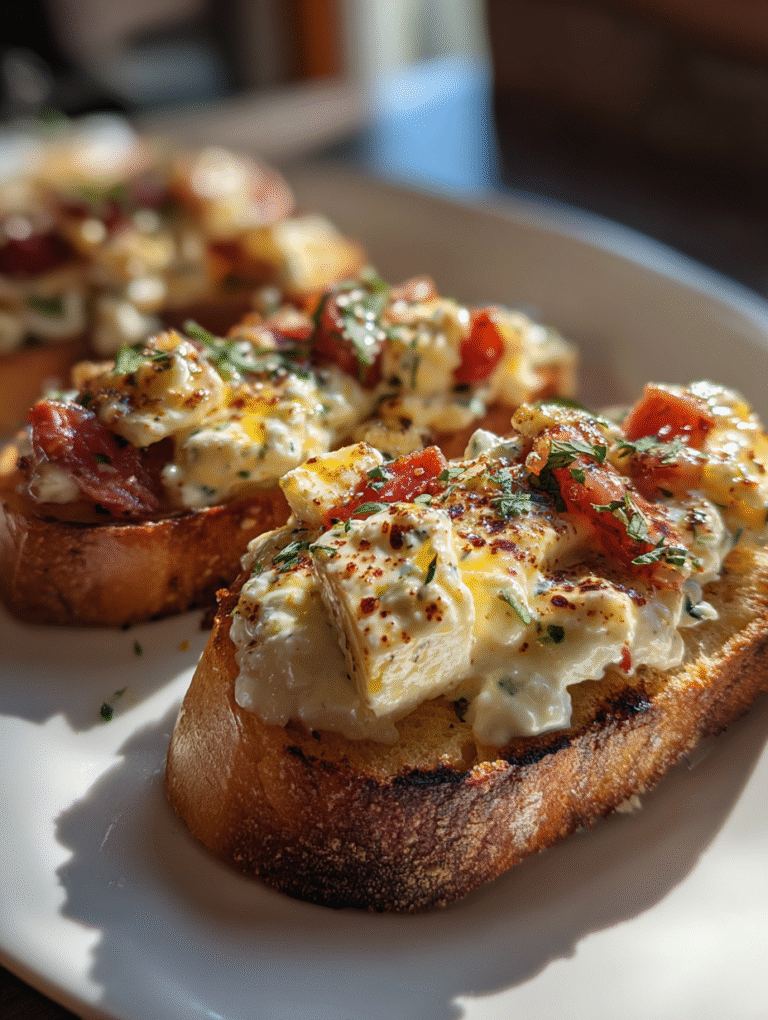 Whipped Cottage Cheese Bruschetta Recipe High Protein Dip