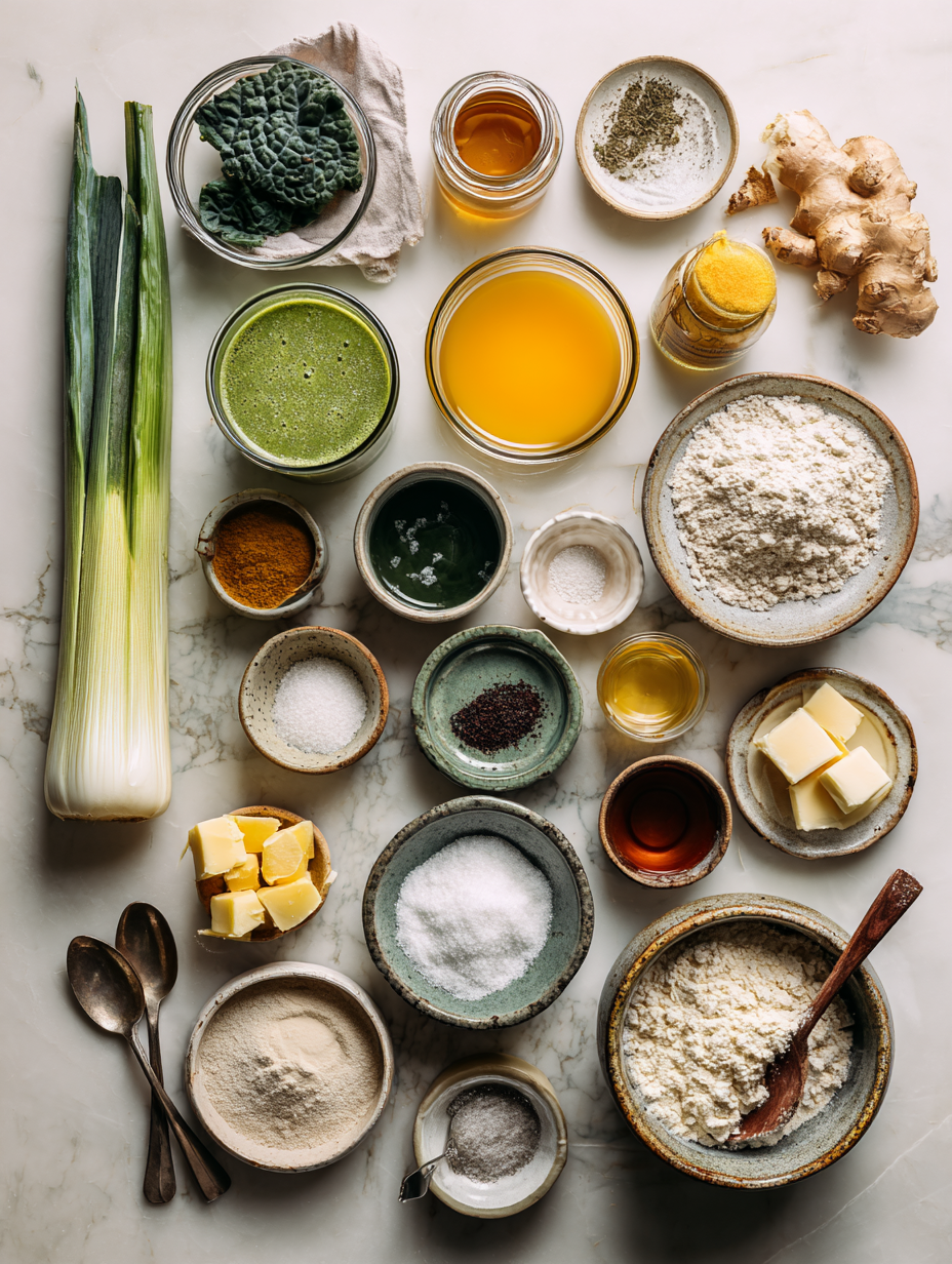 Ingredients for Tropical Green Smoothie Recipe A Taste of Paradise in Every