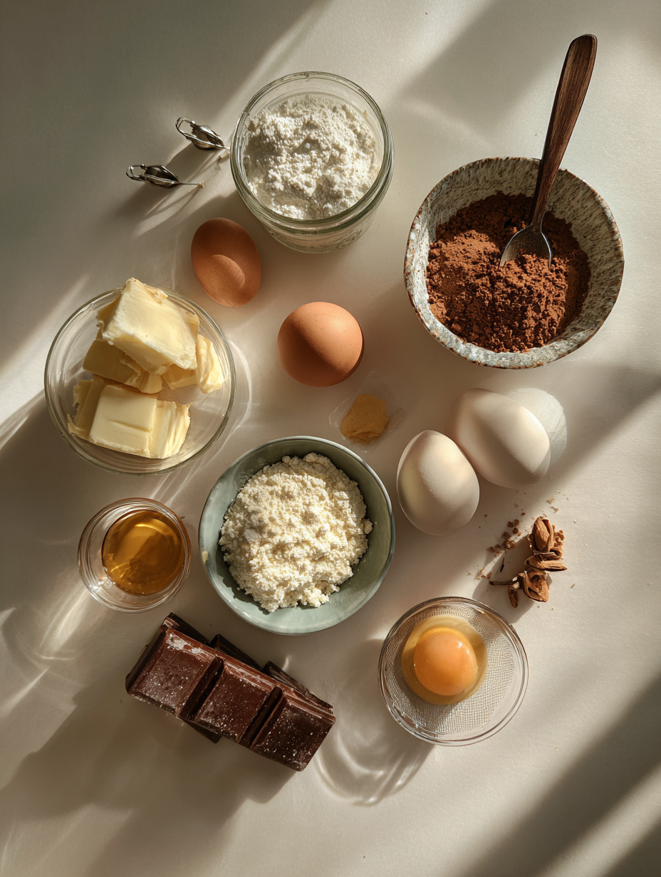 Ingredients for Chocolate Mousse 4 Ingredients Recipe No Egg No Bake