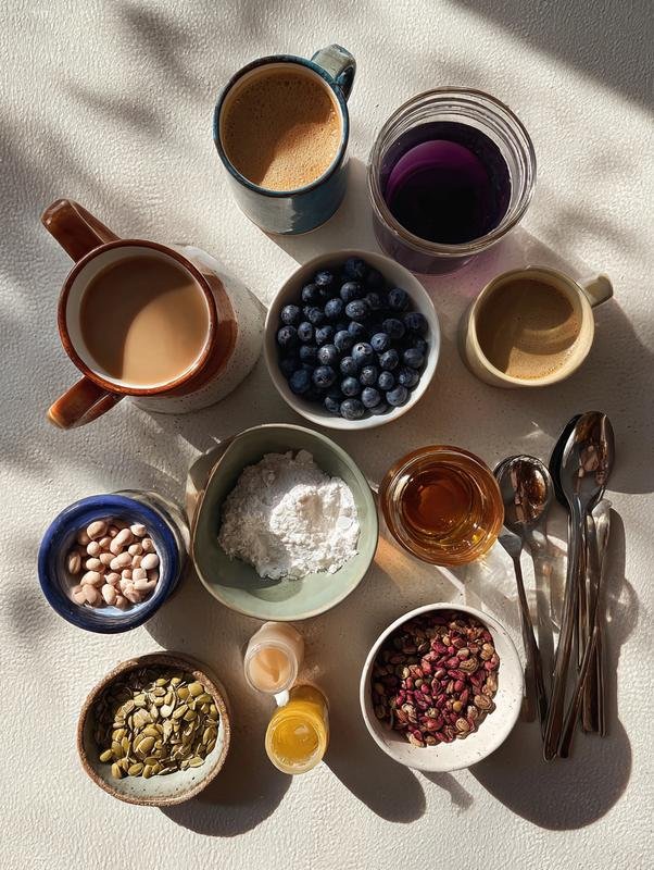 Ingredients for Indulge in the Refreshing Goodness of Blueberry Iced Tea