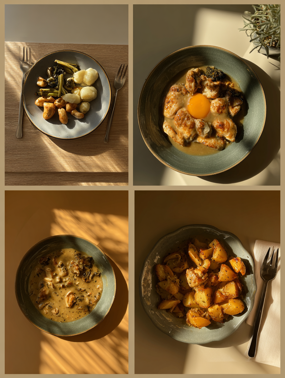 Steps for Herb Ranch Chicken with Creamy Gravy
