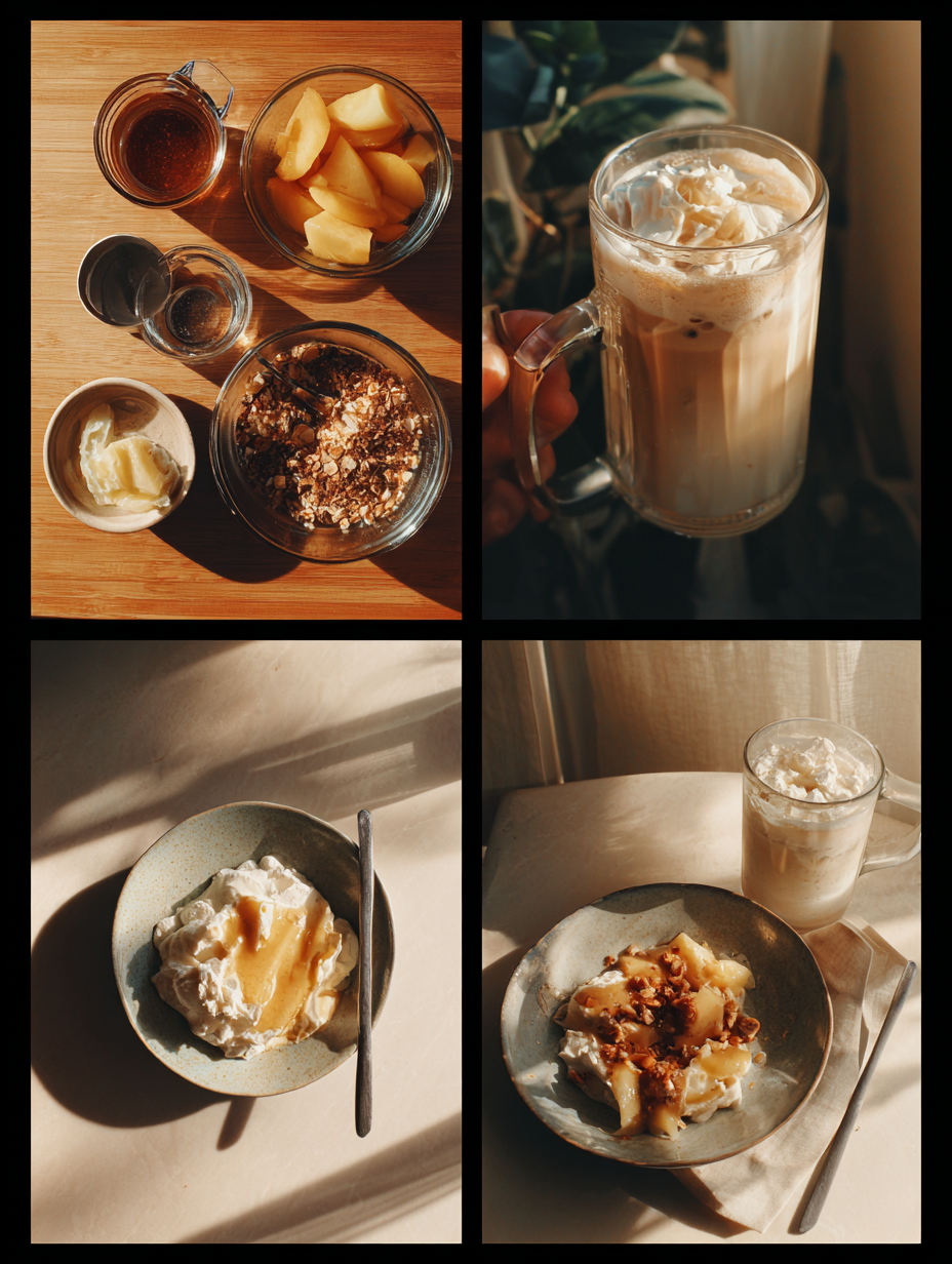 Steps for Peach Milkshake Recipe Creamy Summer Dessert Drink