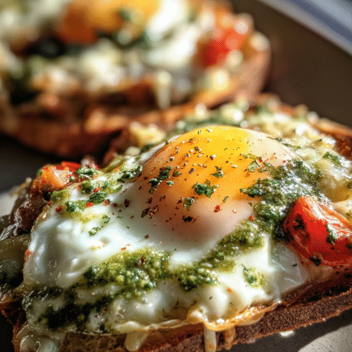 Pesto Eggs Recipe TikTok Viral 5 Minute Breakfast