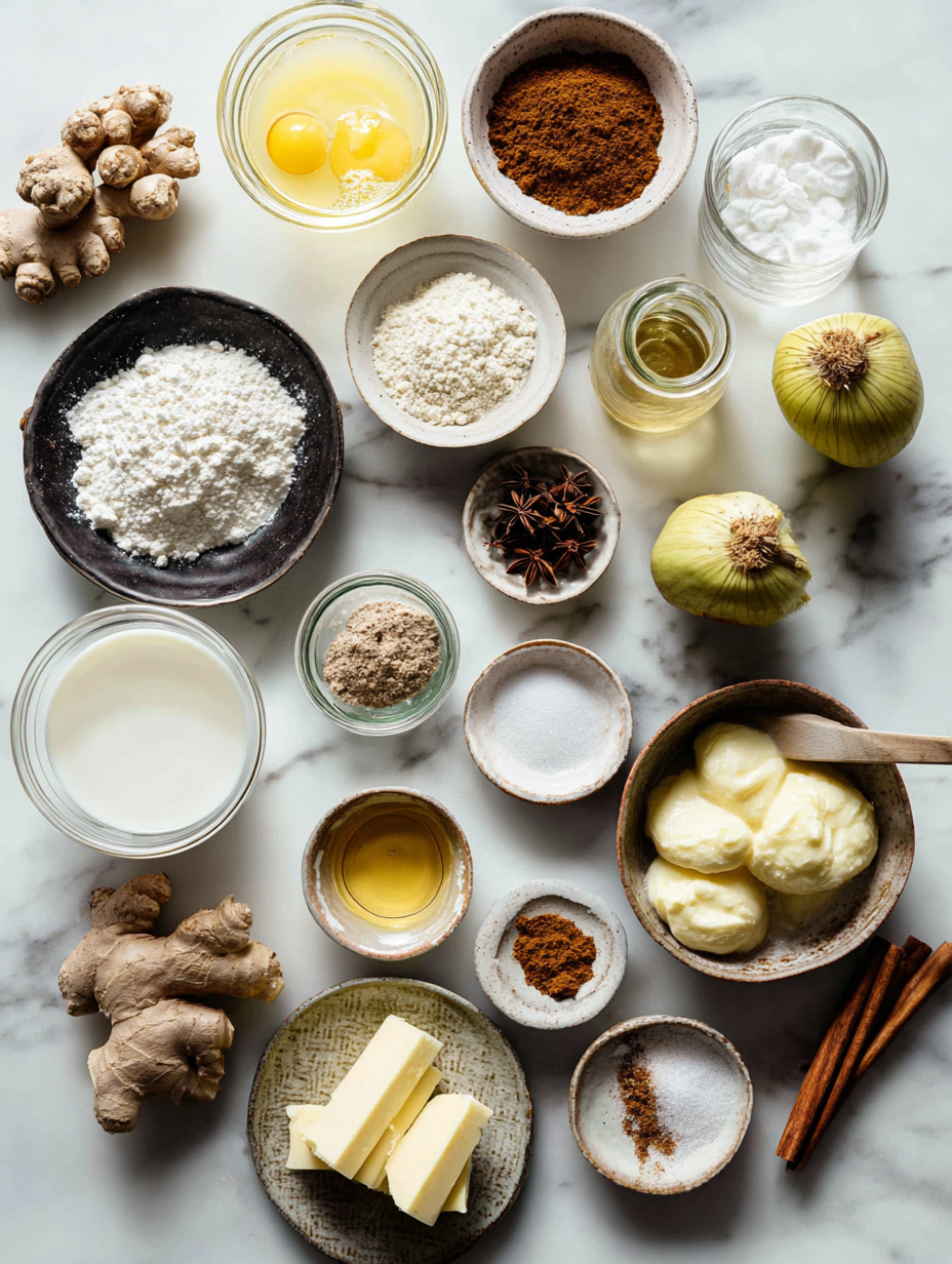 Ingredients for Chai Iced Latte Recipe Spiced Creamy Tea Drink