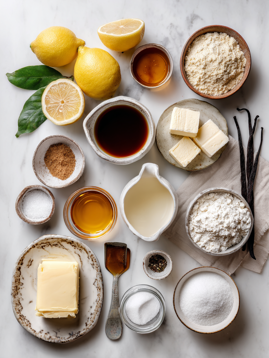Ingredients for Vanilla Iced Tea Recipe A Sweet Cold Drink to Beat the Heat