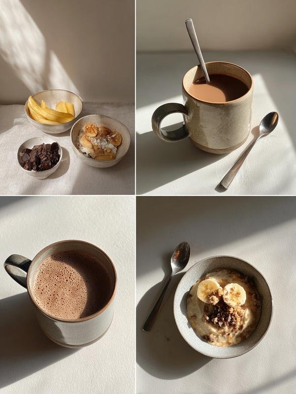 Step by step instructions for Decadent Delight Chocolate Peanut Butter Smoothie Recipe Pro