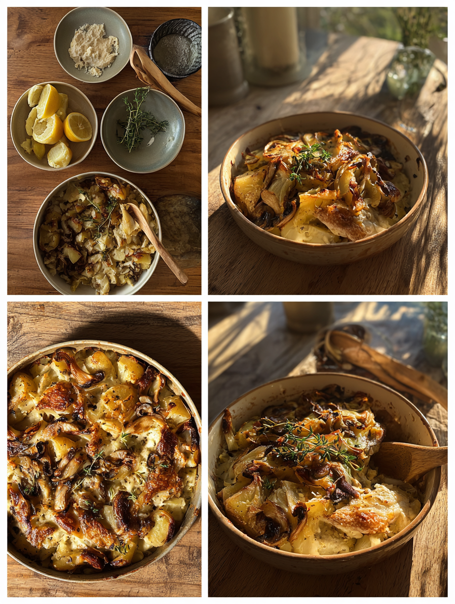 Steps for Greek Lemon Chicken Potato Bake Recipe Mediterranean Dinner