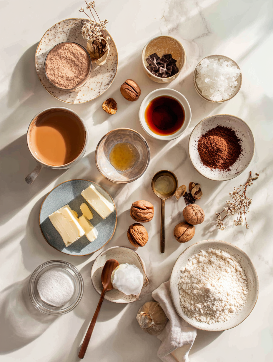 Ingredients for Decadent Delight Chocolate Peanut Butter Smoothie Recipe Pro