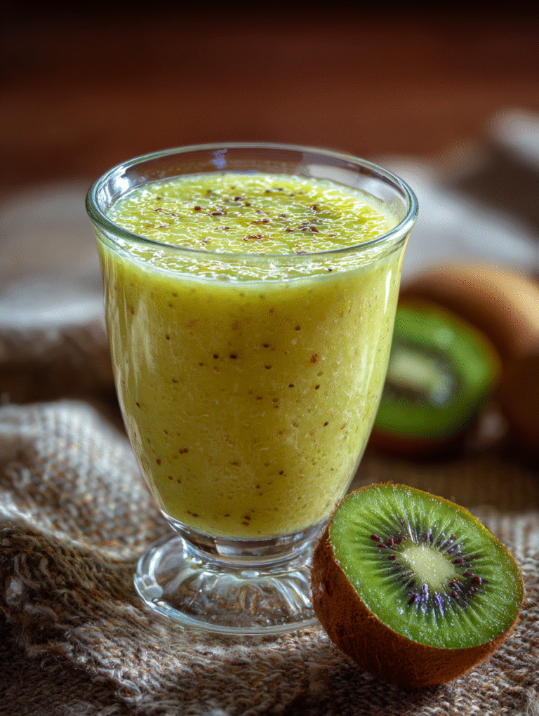 Indulge in the Vibrant Flavors of Kiwi A Refreshing Kiwi Smo